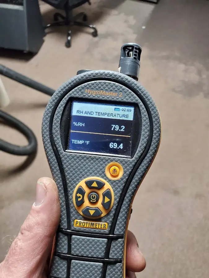 Moisture meter humidity assessment for Fire & Smoke Damage Restoration in Conyers
